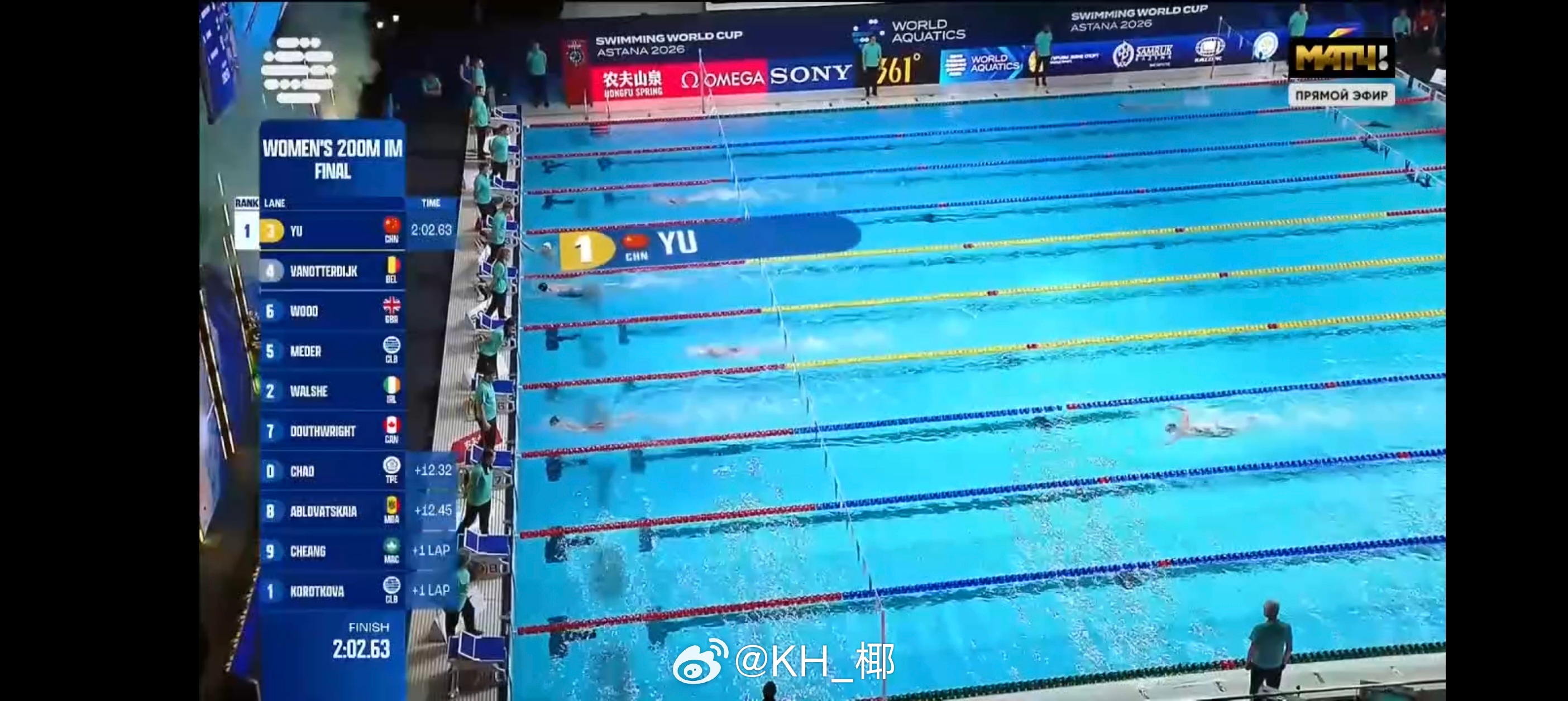 亚洲纪录！2:02.63！ ​​​