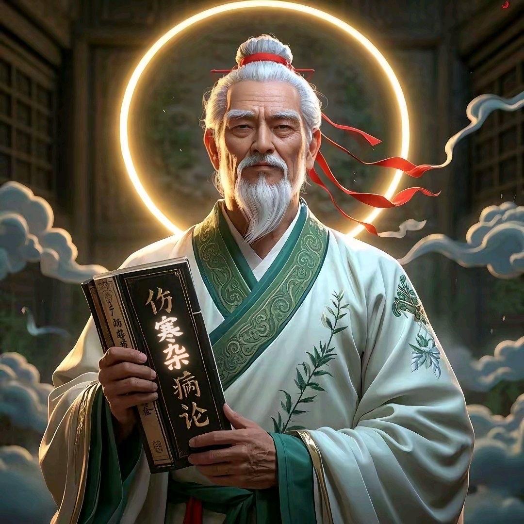 张仲景，东汉末年医学家，被尊为“医圣”。他撰写的《伤寒杂病论》确立了辨证论治原则