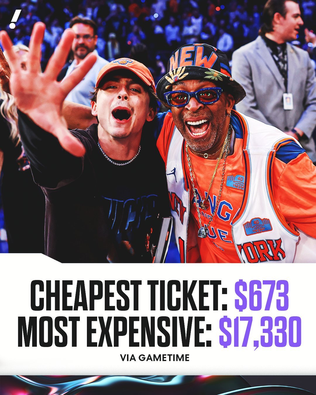 纽约球迷确实有钱。。。nba ​​​
