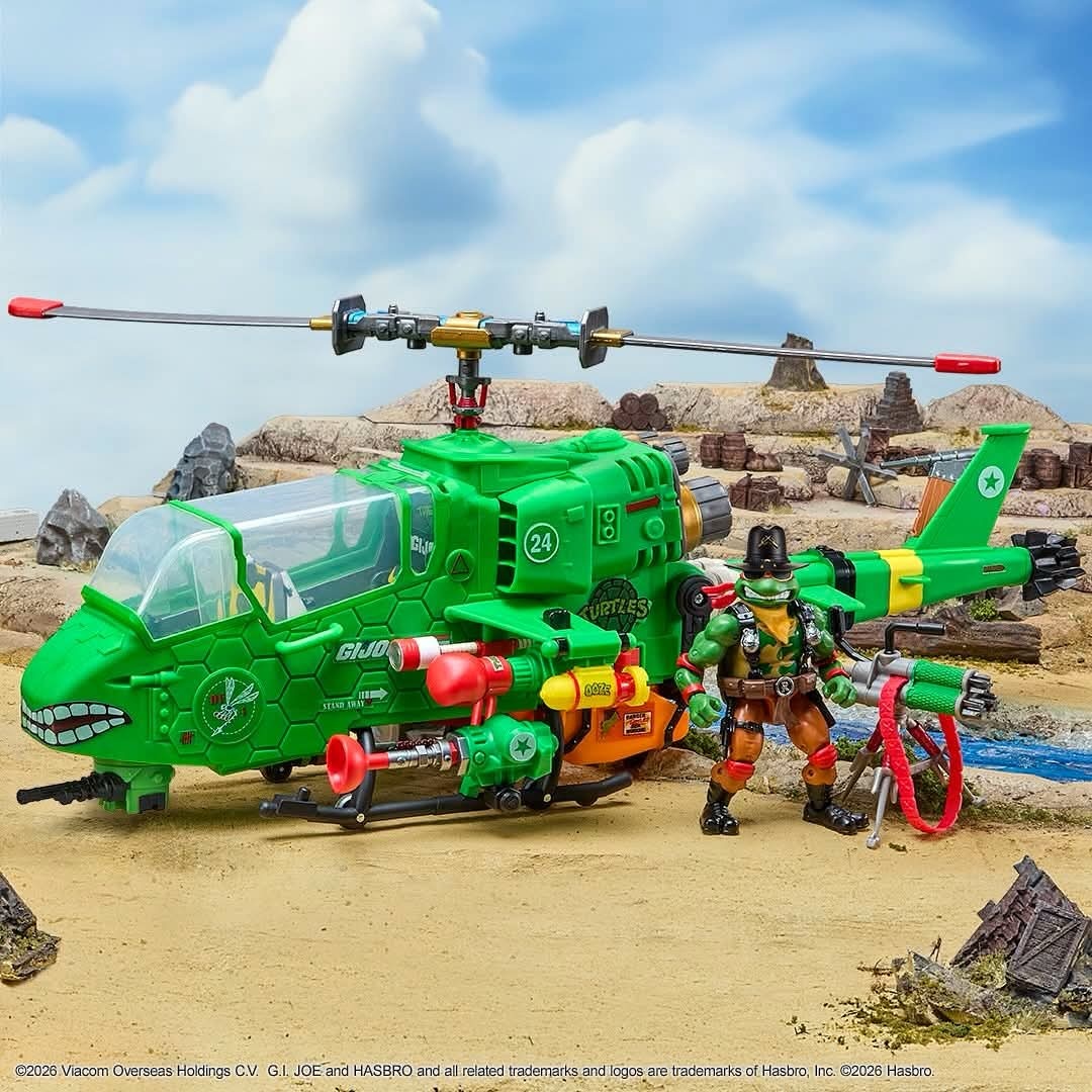 炸裂 GIJOE特种部队和忍者神龟联名玩具官图更新忍者神龟