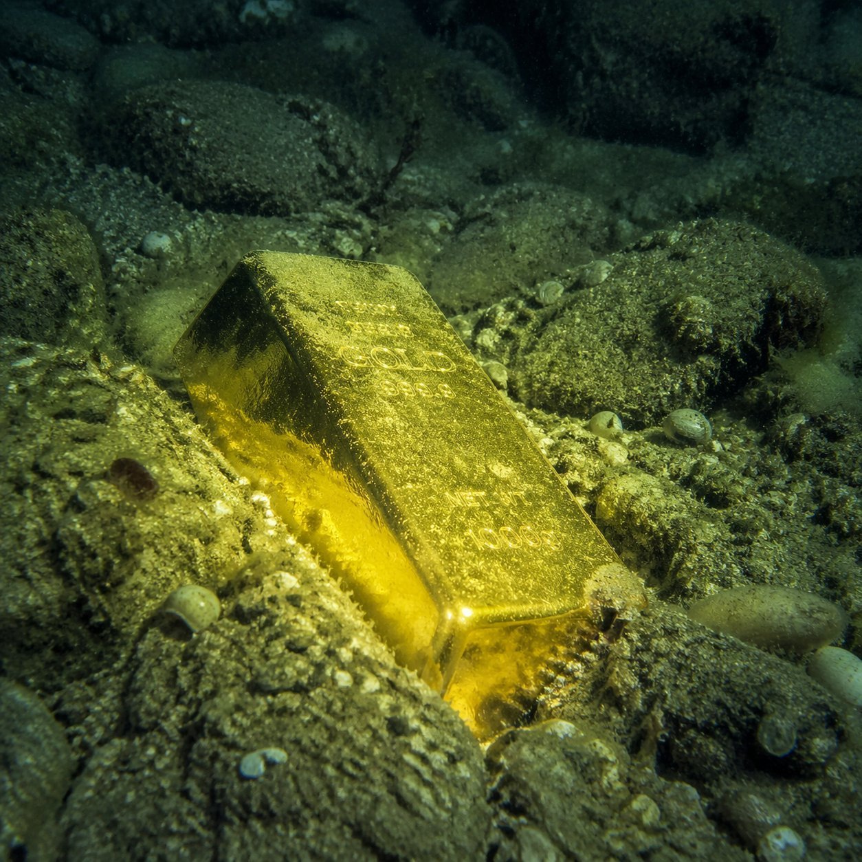 一名16岁女孩在德国国王湖中游泳时，在湖底发现了一块500克的金条，将这块金条移