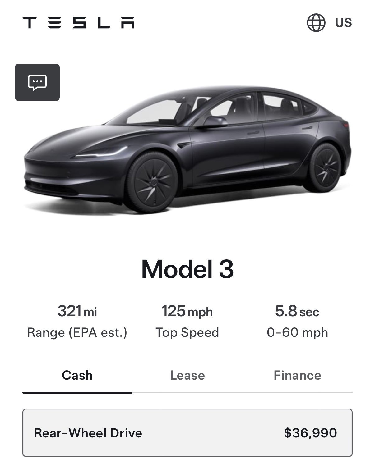 美国新车的平均市场价格现为51,613美元，特斯拉Model 3起售价却只有36