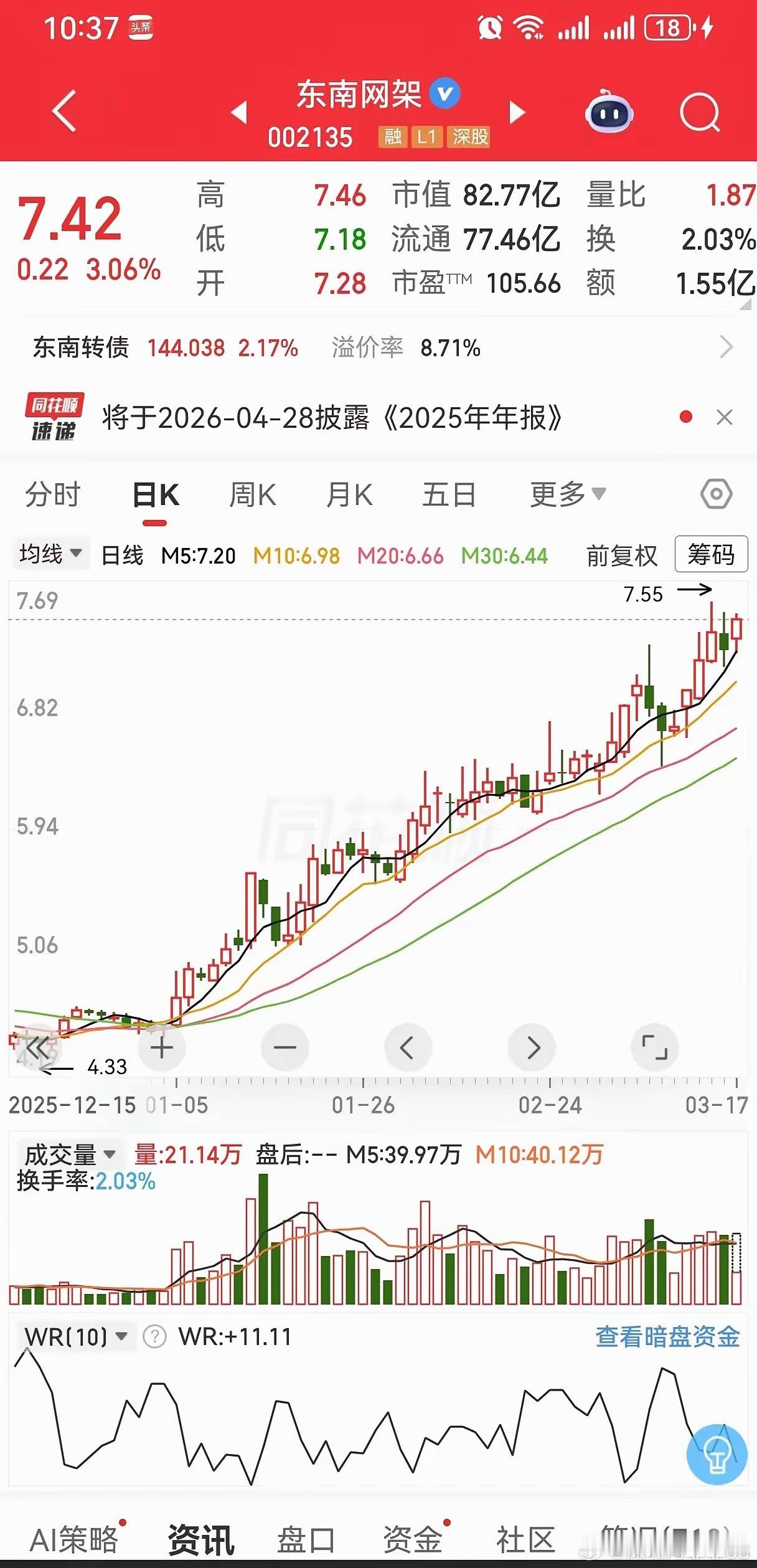 这票的走势好不，真稳当，步步高升。这样的股票我永远也抓不到。你刚买进一个股票，他