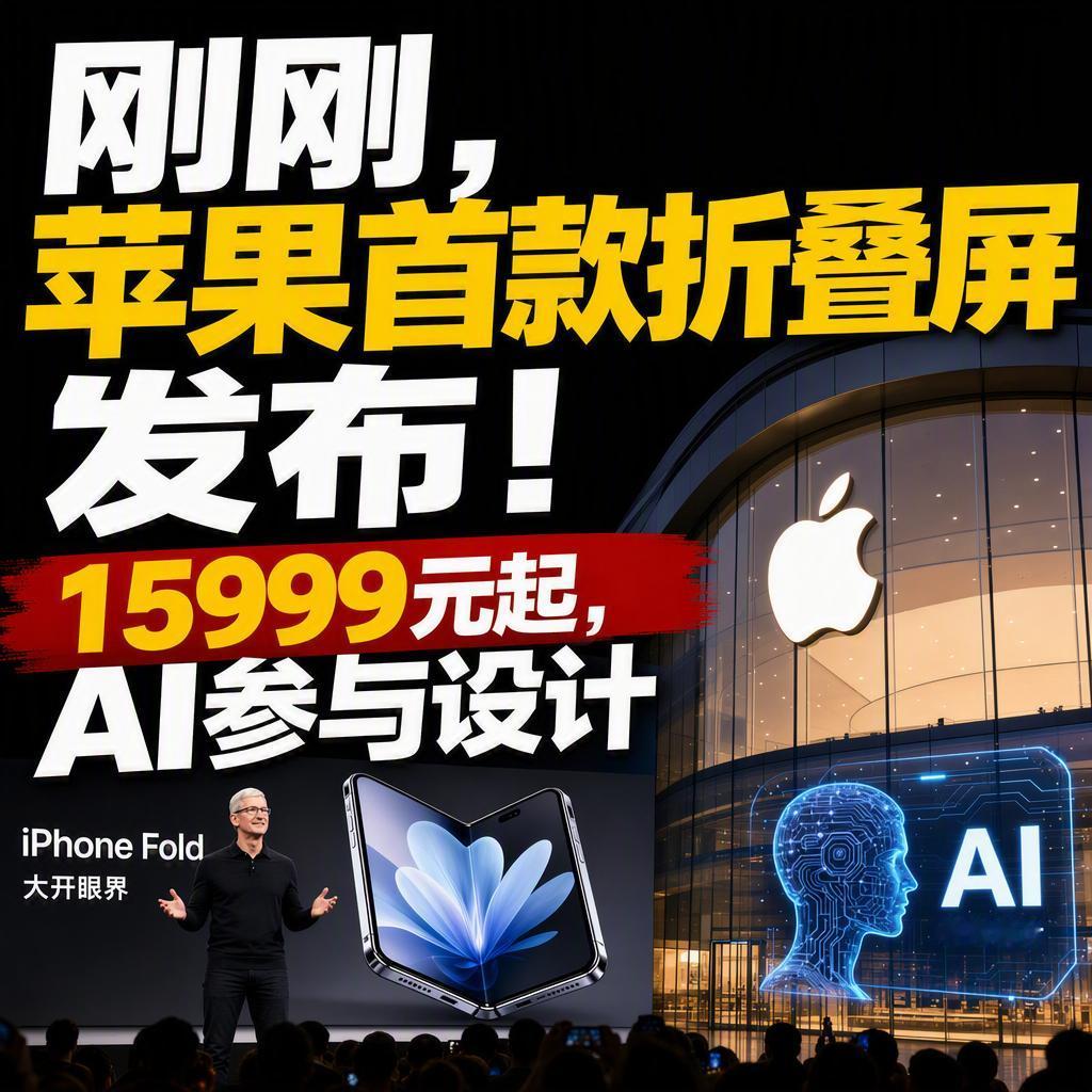很多人以为苹果做折叠屏只是补课，但这次的iPhone Duo，藏着几个不该忽视的