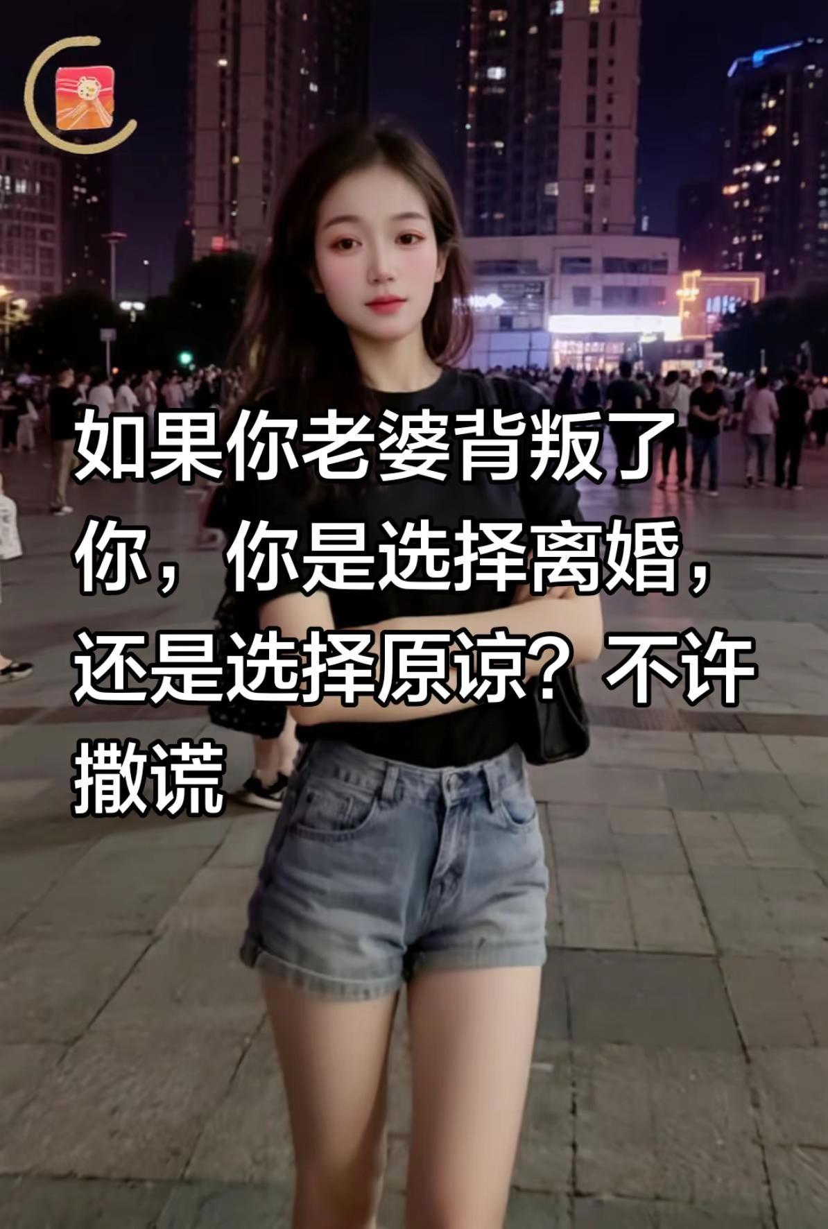 如果你老婆背叛了你，你是选择离婚，还是选择原谅？不许撒谎 😬😬