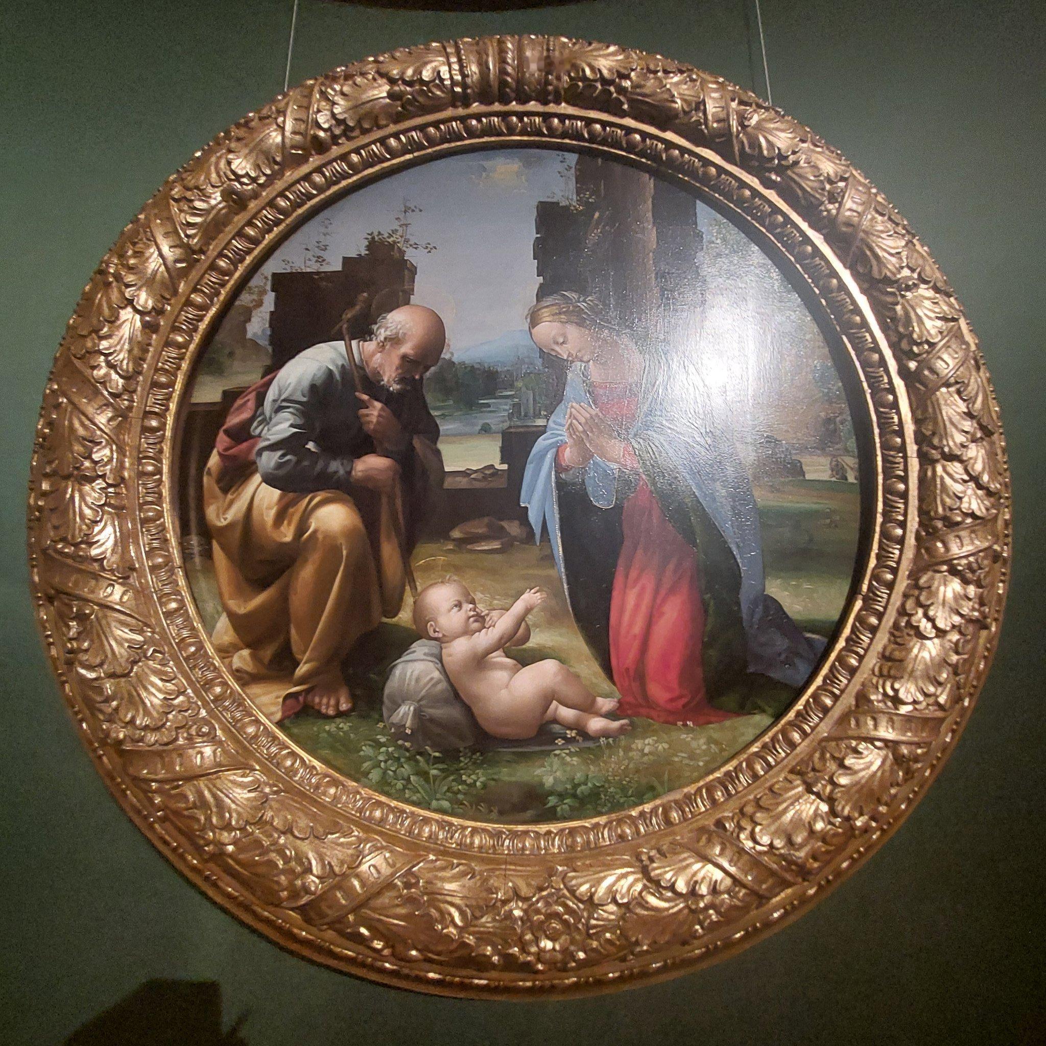 Fra Bartolomeo《圣婴礼拜》（约1495），长期以来被搞错作者，20