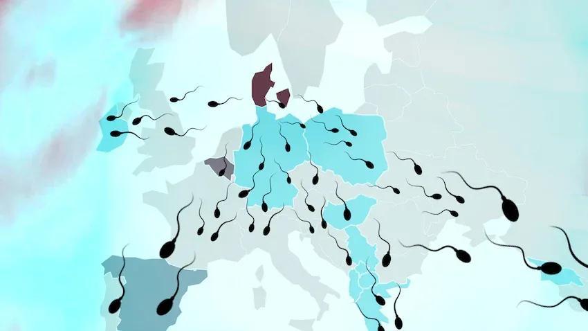 欧洲精子库曝出一则惊人事件。丹麦捐精者Donor7069的精子通过筛查后，十余年