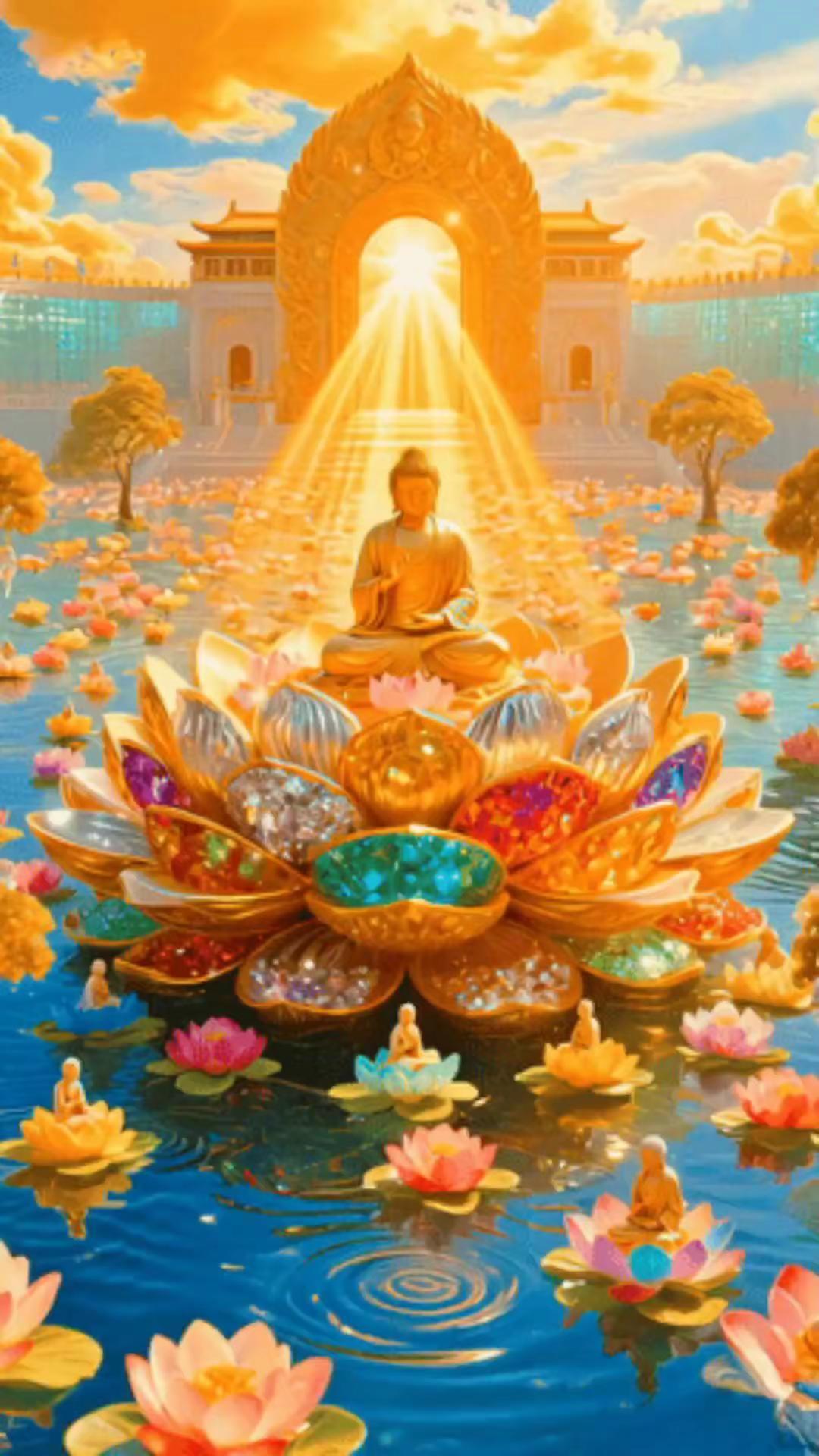 祈愿世界和平国泰民安 见佛者得大福 祈愿见者吉祥