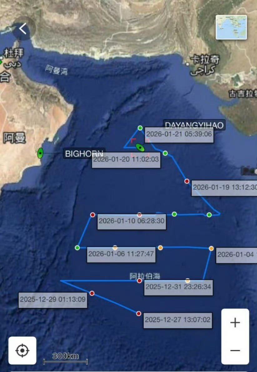我看到现在居然还有消息表示，大洋一号科考船在阿拉伯海附近的科考活动，从某种意义上