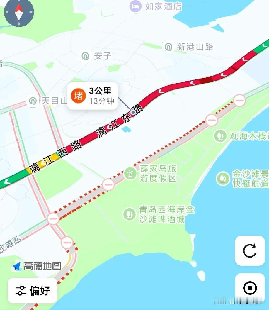堵、堵、堵！青岛啤酒节，从青岛去啤酒节，直接堵死了！

今晚，青岛国际啤酒节盛大