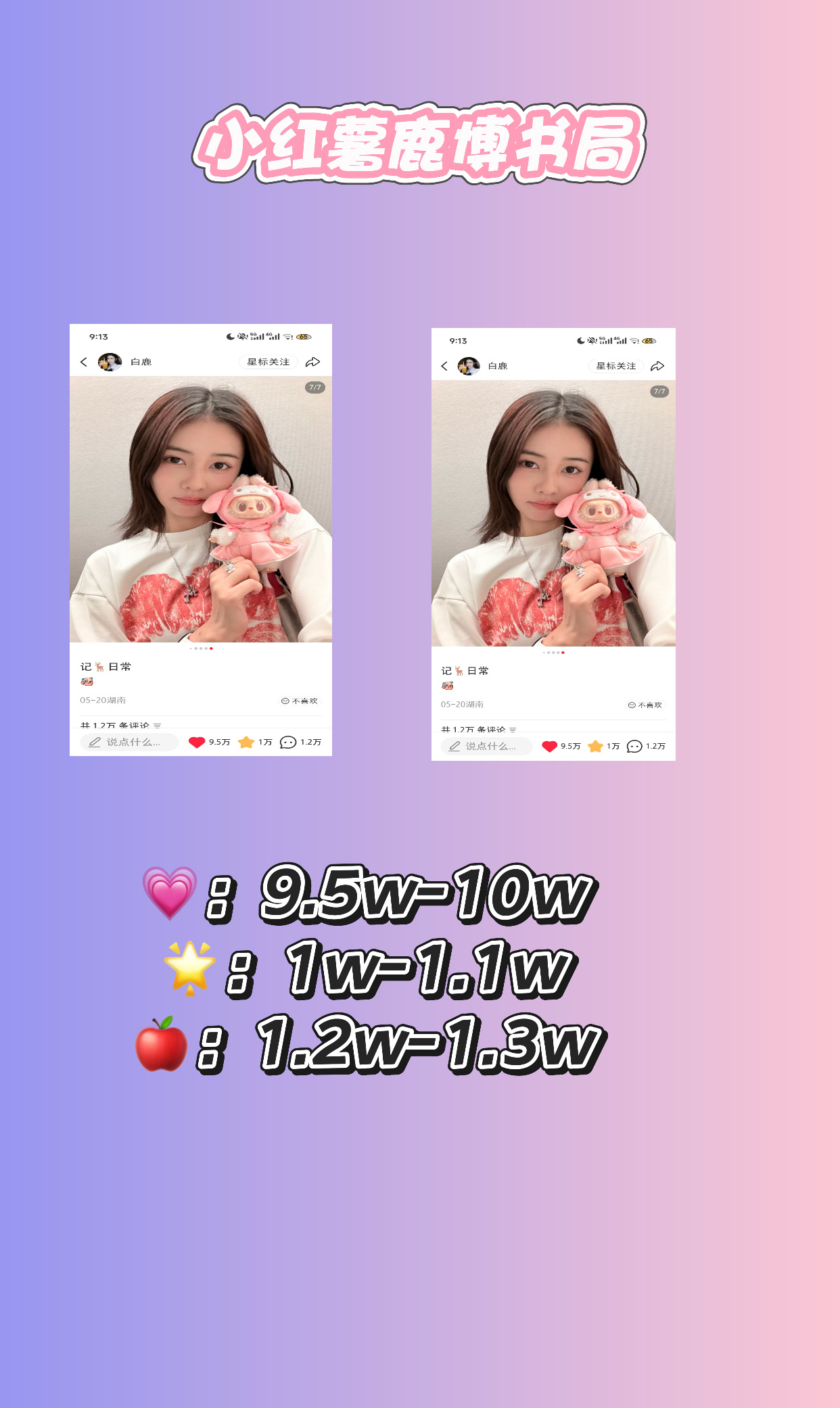 白鹿 🦌白鹿莫离 🦌白鹿叶璃 今日总结来啦 茸茸们来查漏补缺1️⃣鹿博🦌网