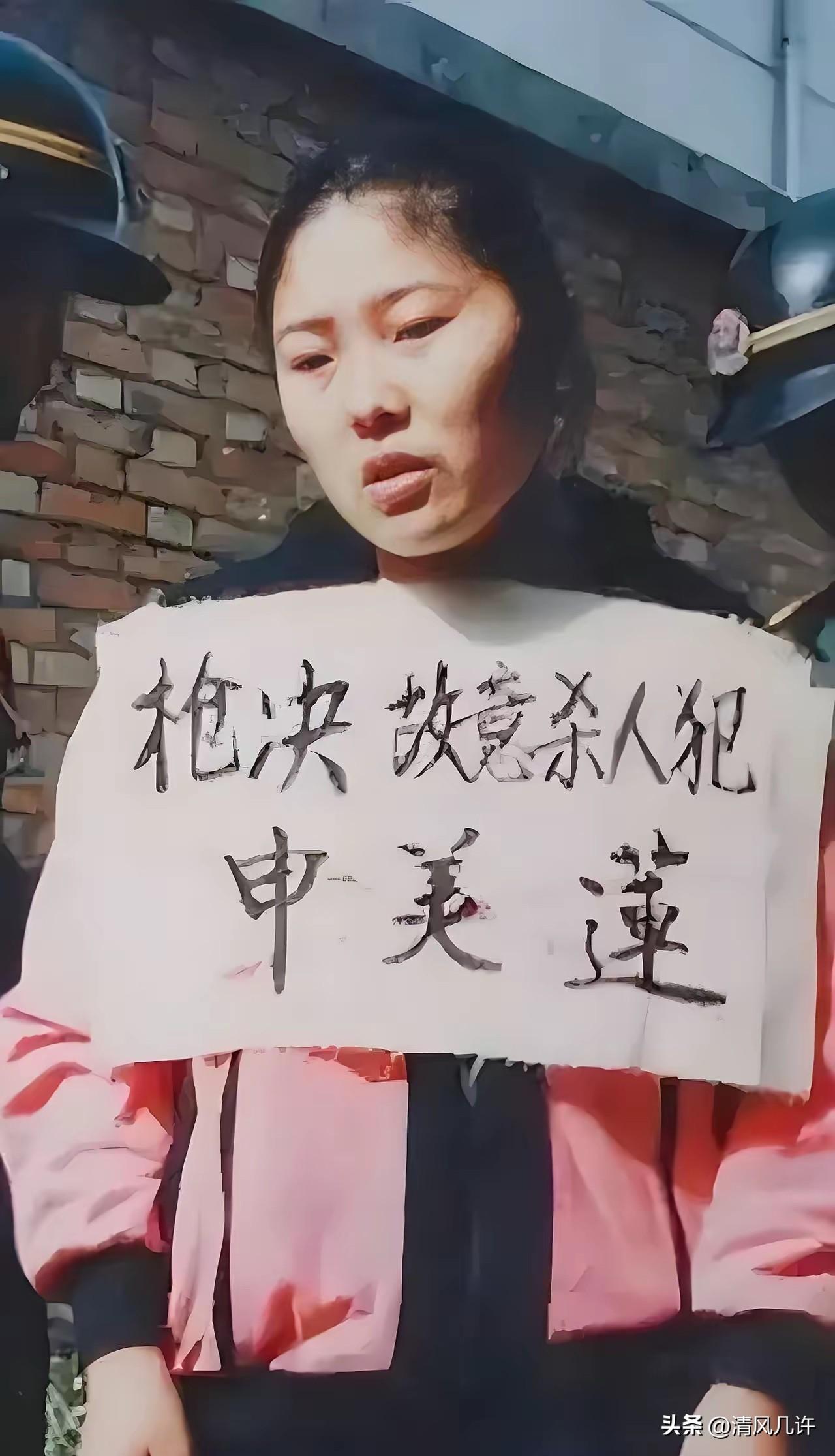 1998年，27岁的申美莲因长期遭受丈夫家暴，在彻底绝望之下持刀将丈夫杀害，最终