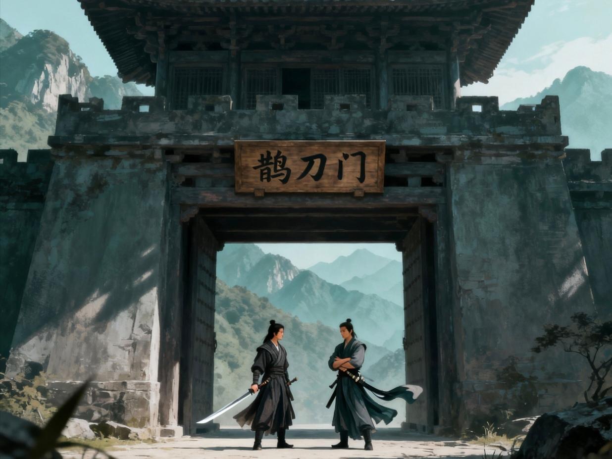 陪我爸看《鹊刀门传奇》时我问他：“老赵这么大岁数了身体又不好，干啥非得亲自演西门