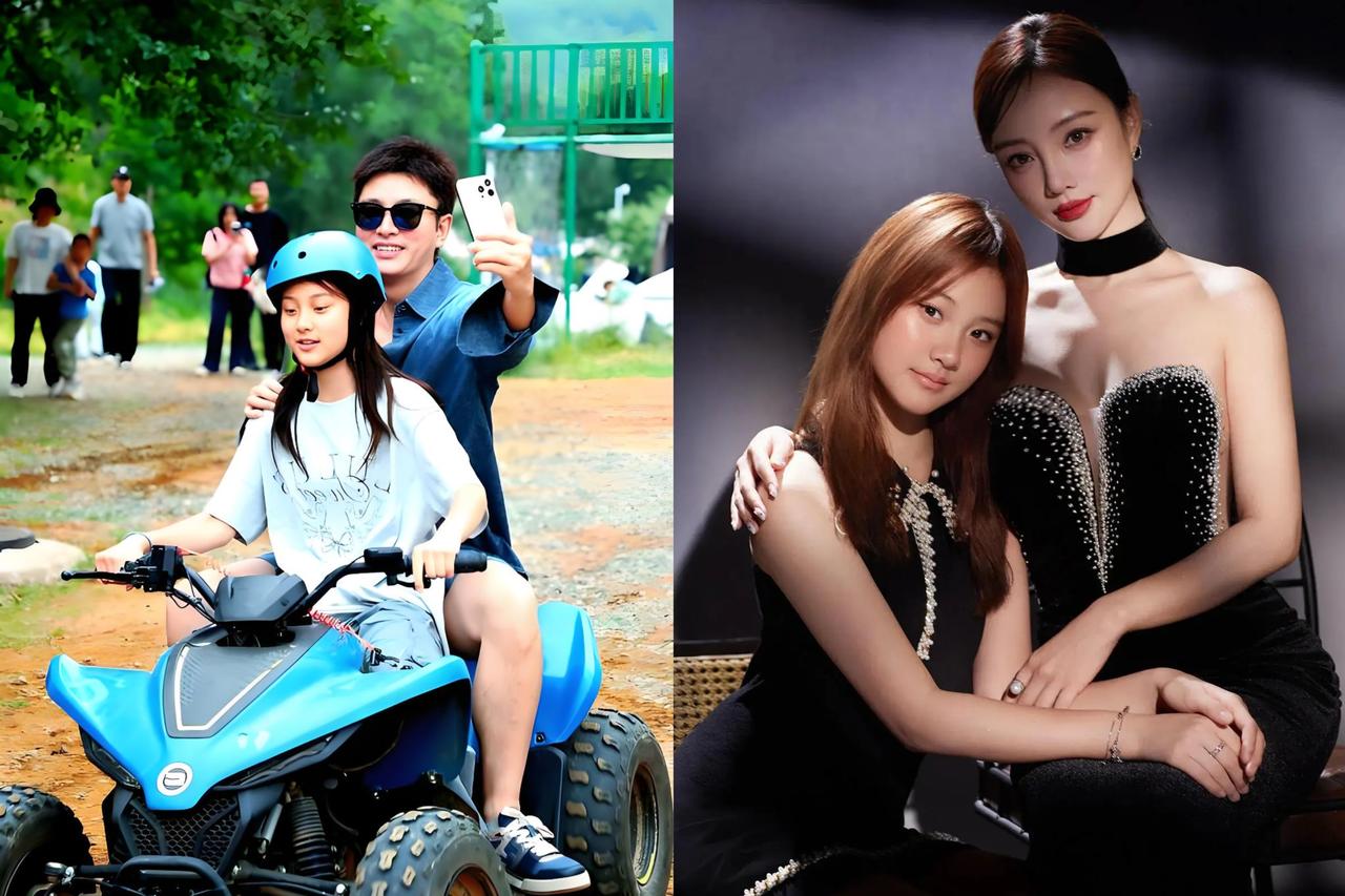 甜馨其实也挺幸福的。她妈妈李小璐带她跳舞拍写真，让她能有更好的未来。她爸爸贾乃亮