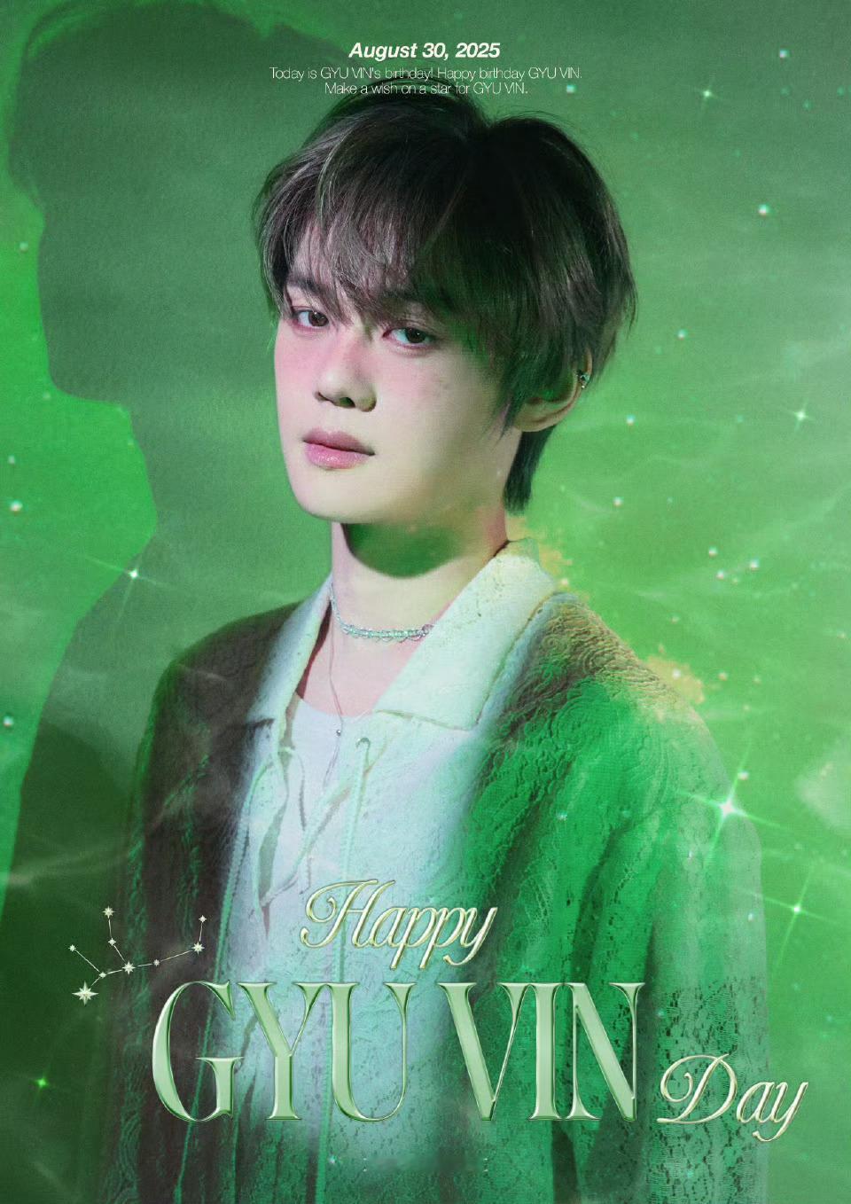 金奎彬生日贺图，21岁的帅哥生日快乐！岁月还漫长，祝越来越好！[手指比心]金奎彬