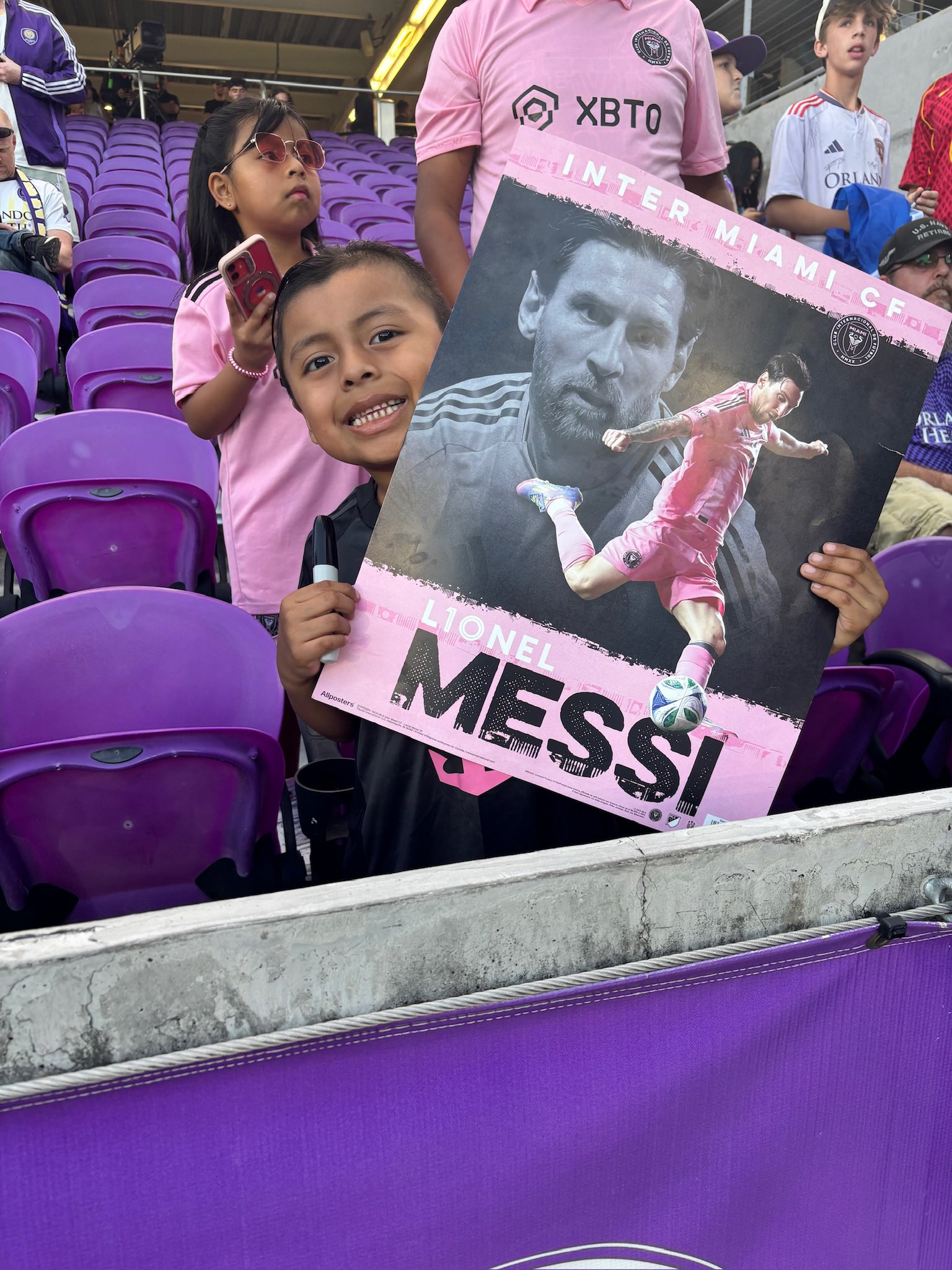 ❤球迷的爱梅西奥兰多城vs迈阿密国际