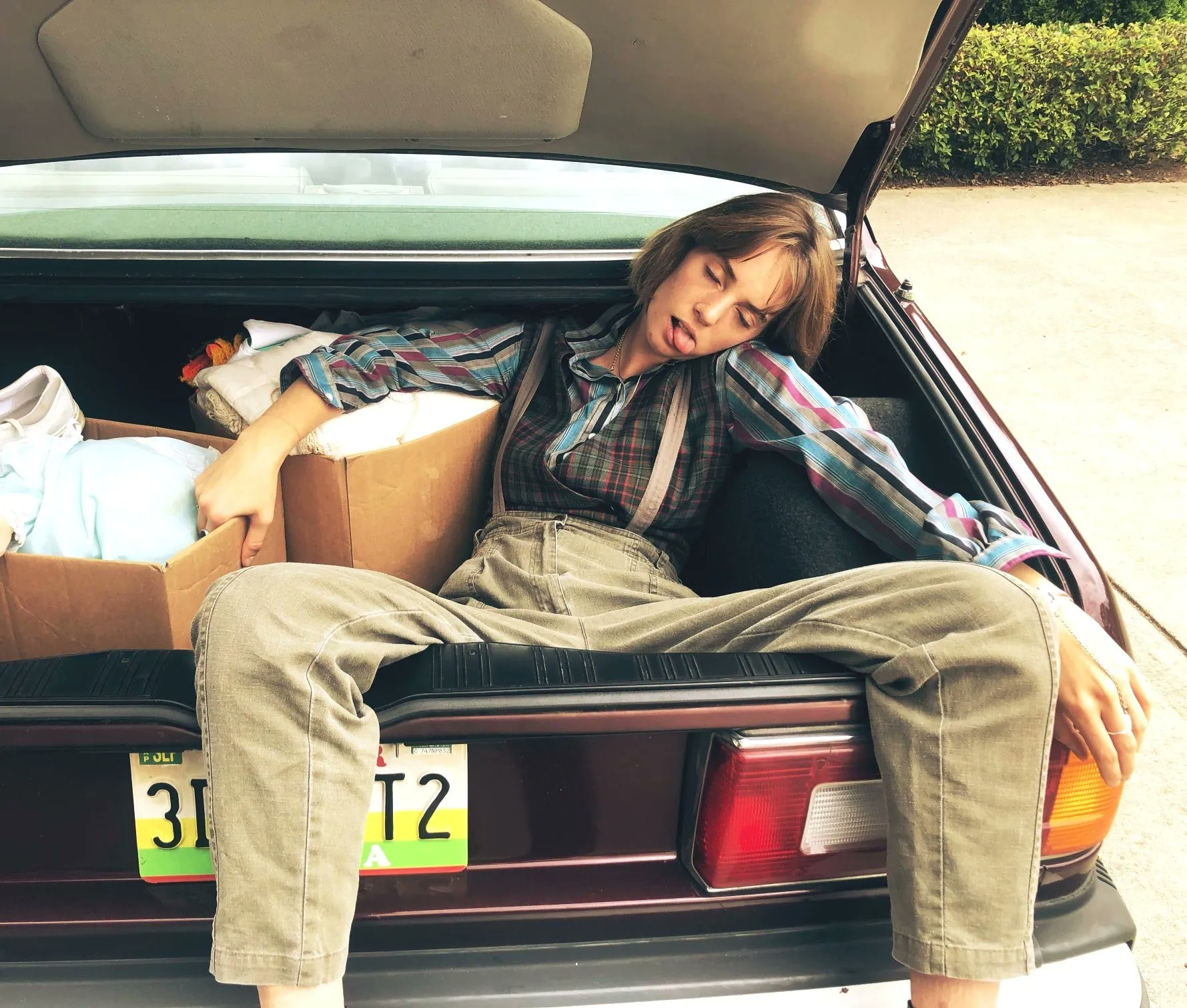 Maya Hawke 怪奇物语幕后照 