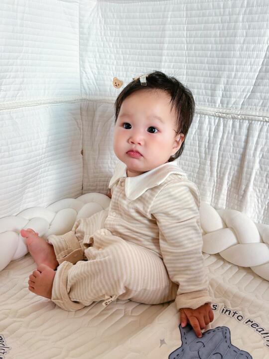 娃给她奶带了7天，就从图一变成图二了😥