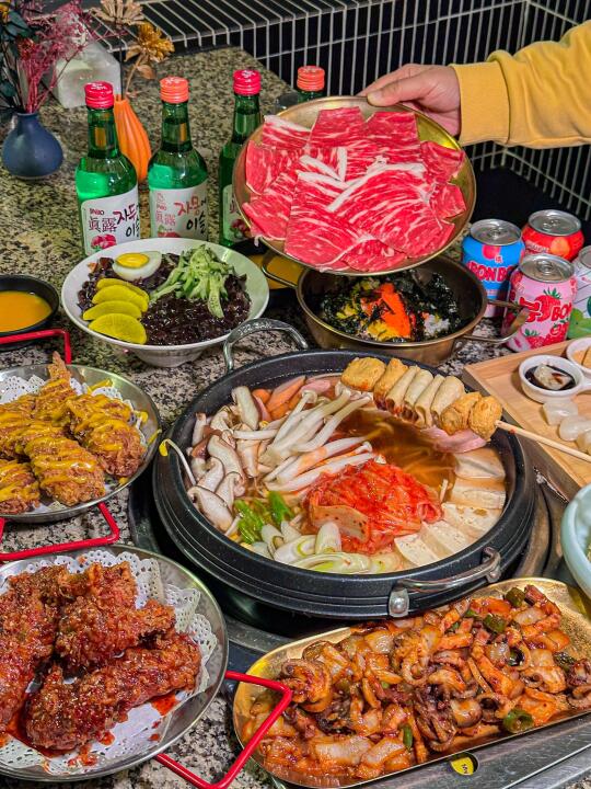 我爱的碳水王国‼️萧山敲地道🇰🇷料理