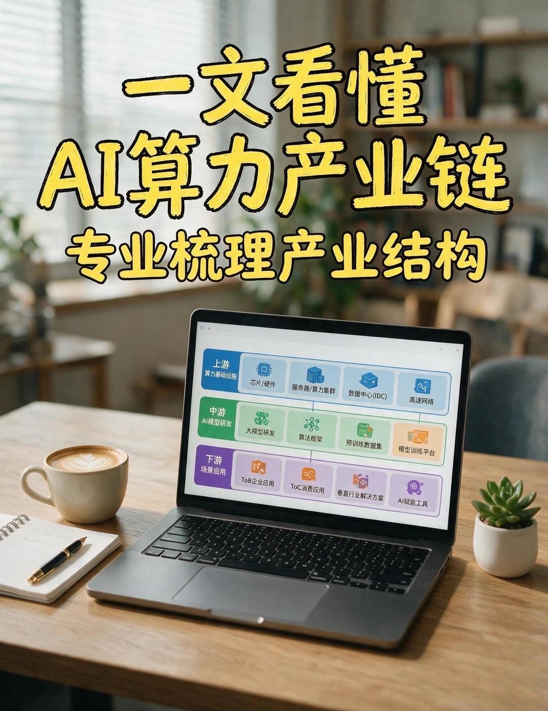一文看懂AI算力产业链结构
	
AI算力产业当前热度很高，很多人其实并不清楚完整