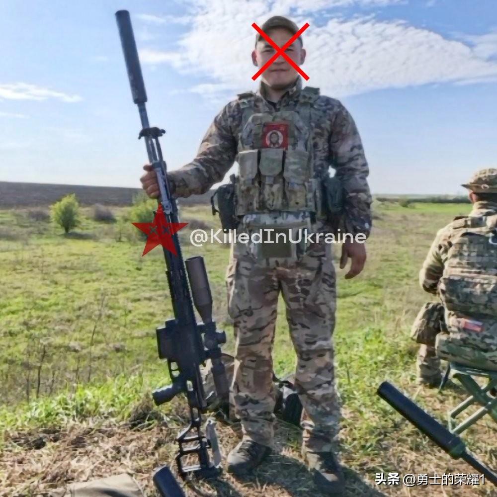 狙击手，初级中尉（Gadaev Maxim Vasilievich），来自哈卡西