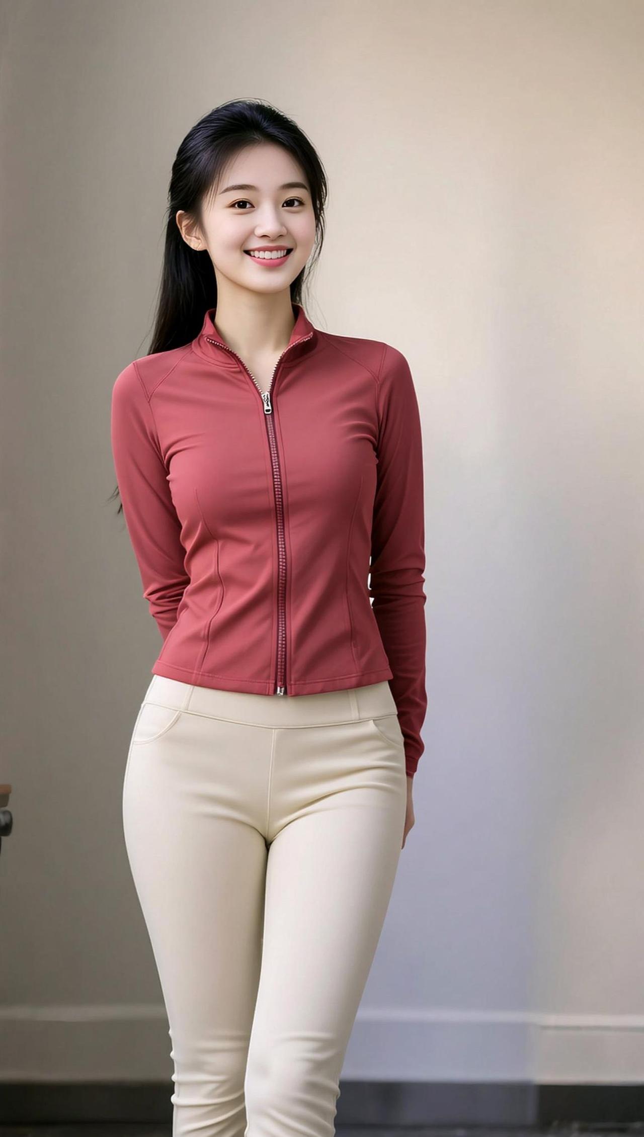 AI简约健身照 抖音ai创作 穿搭穿搭