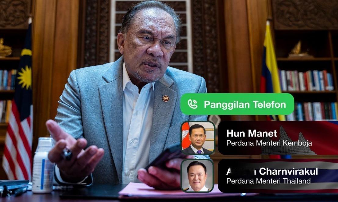 还是太天真了！马来西亚总理兼东盟轮值主席安瓦尔还想调停泰柬边境冲突。实际上，特朗