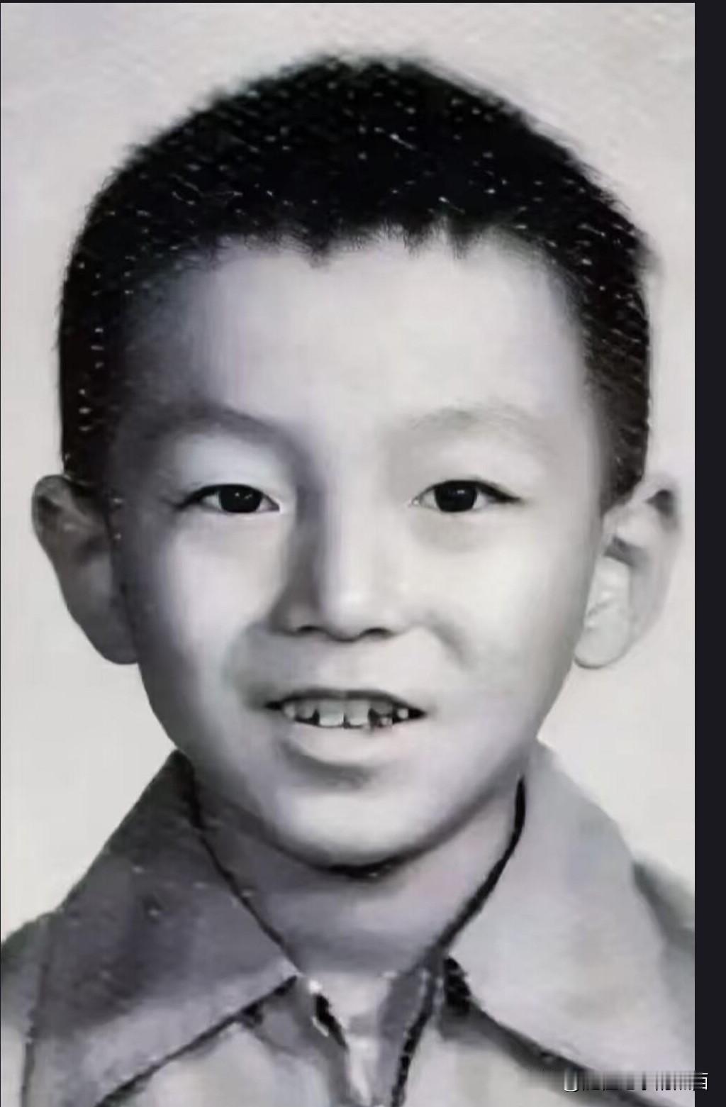 这是一位男演员小时候的一张照片，估计十个人里面只有一个人叫不出他的名字。

整个