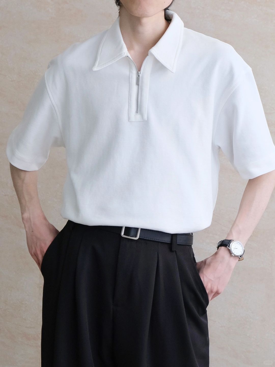 夏日松弛感｜简约复古感利落通勤clean fit