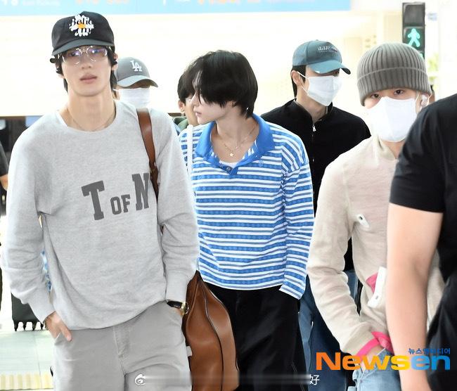 朴元彬（WONBIN）、李灿荣（ANTON）今日机场新闻图 