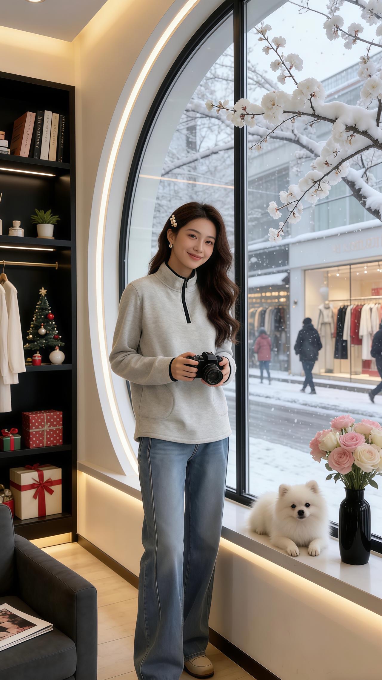 加绒立领卫衣洋气减龄 休闲百搭