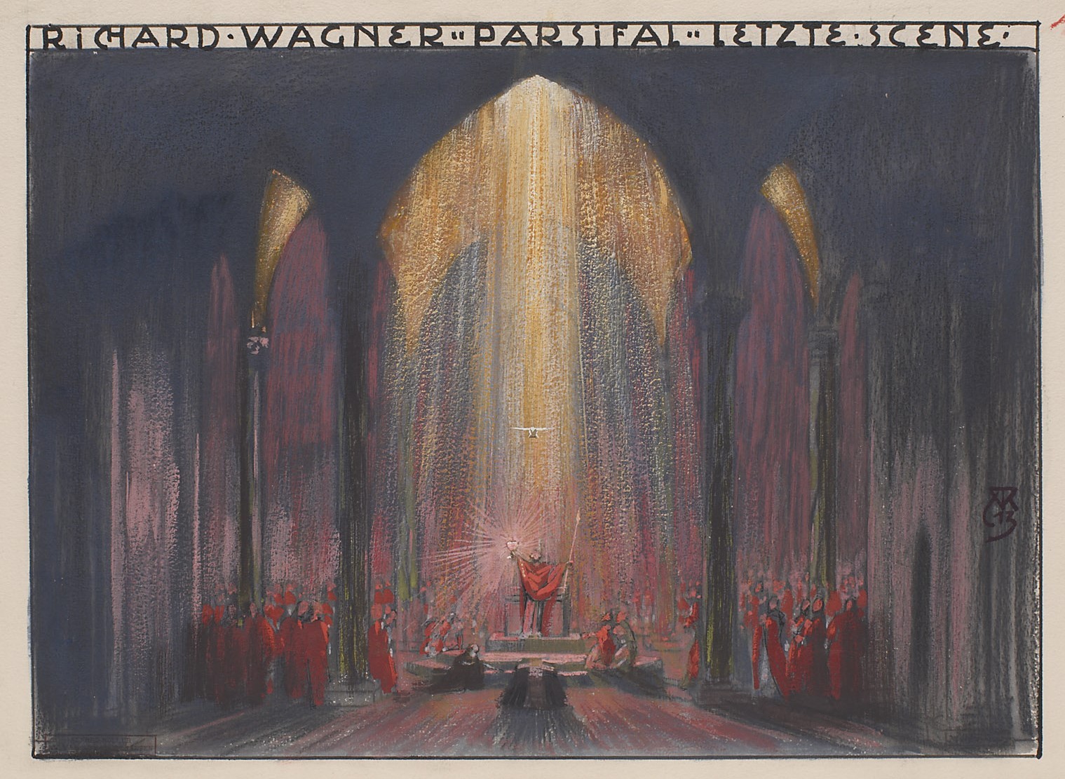 瓦格纳《帕西法尔》（Parsifal）Act 3Set design by Al