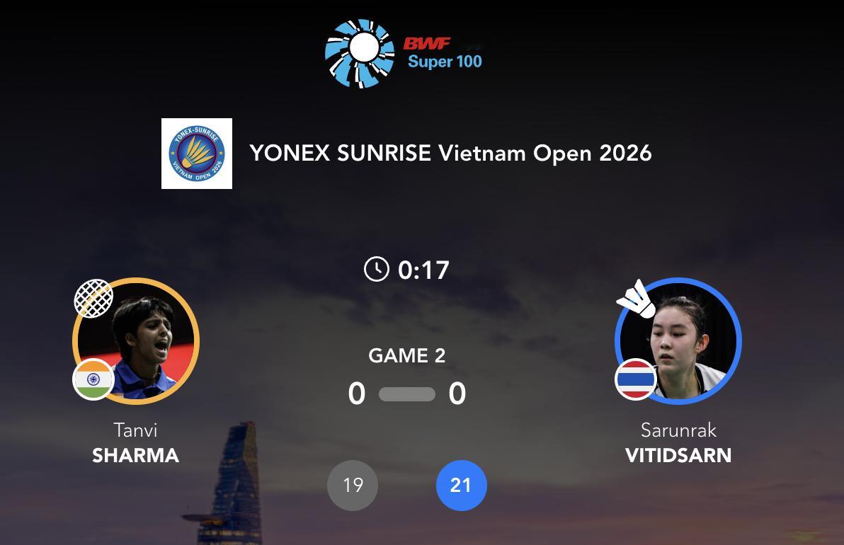 萨伦拉克13-19落后连得8分逆转取胜！萨伦拉克🇹🇭 21-19 🇮🇳夏