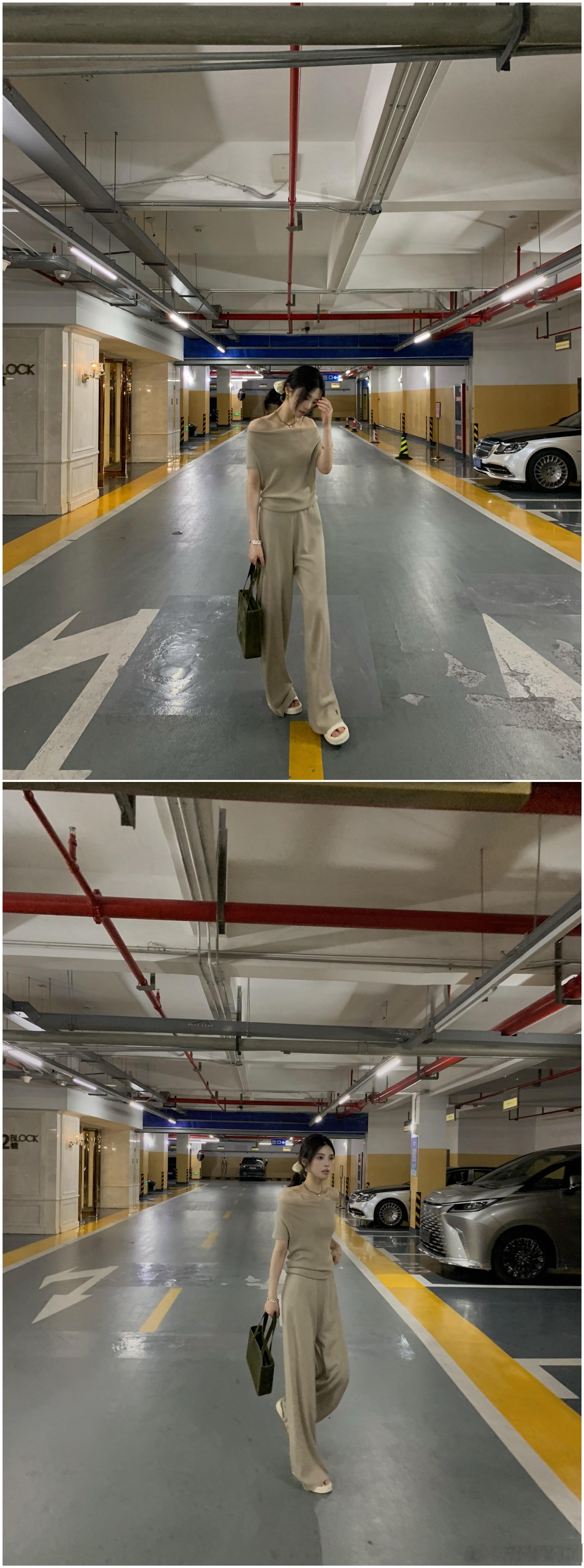这期主打推荐羊毛醋酸混纺套装 三色哦✌️浆果红 绿米灰 还有一个最不挑人又显瘦的