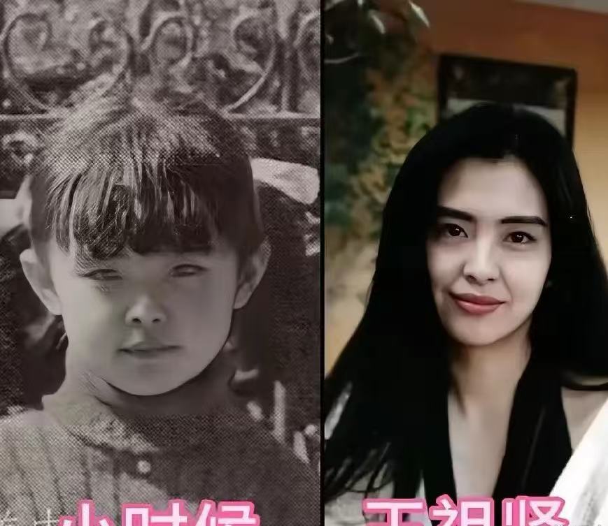 这两女明星，小时候长的太路人甲了吧 
