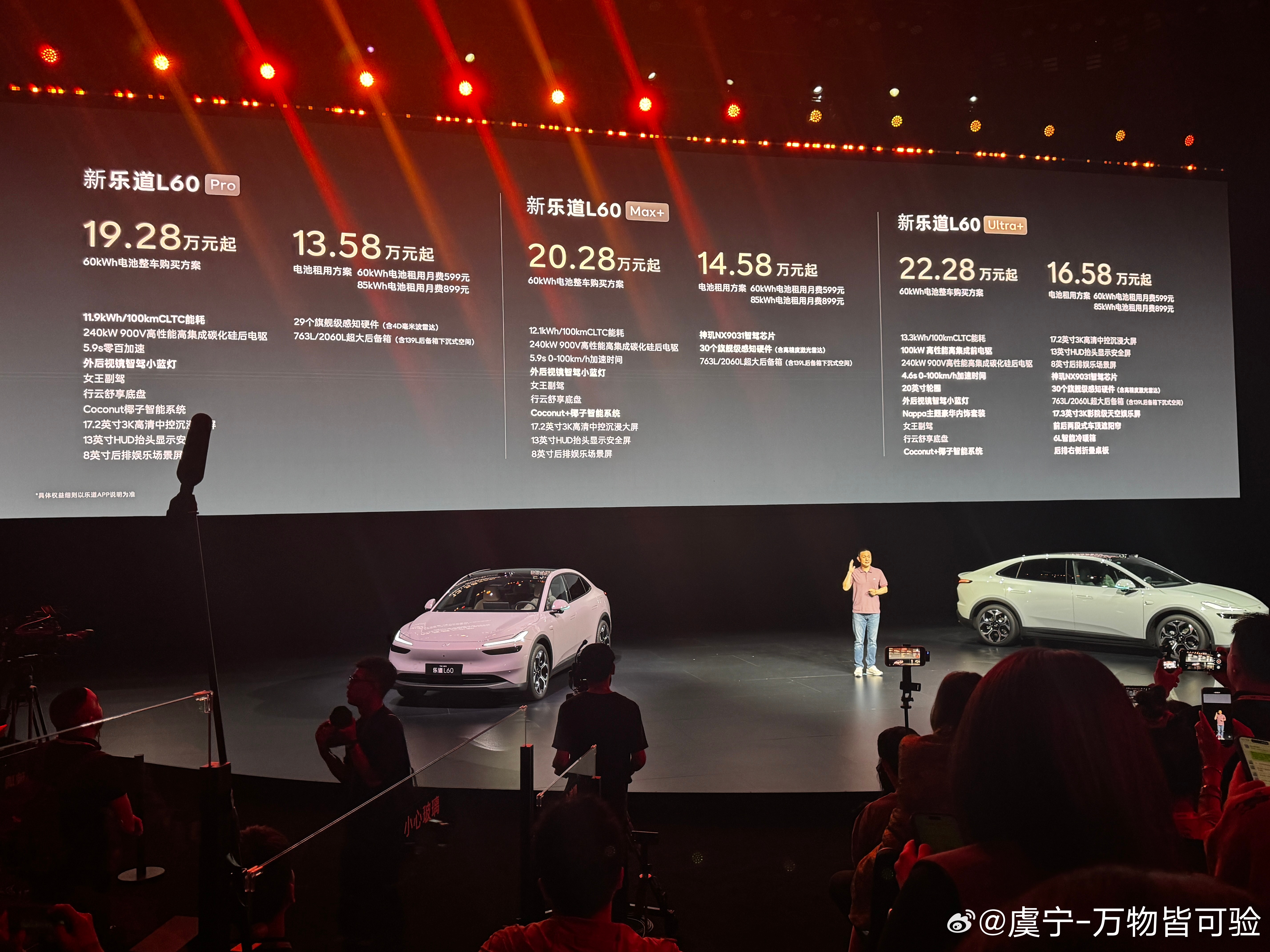 新乐道L60升级价格还下来了入门版19.28万起，电池租赁13.58万这权益说实