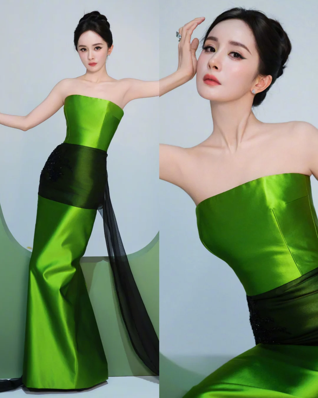 杨幂亮相白玉兰颁奖典礼，绣绣今晚好美！