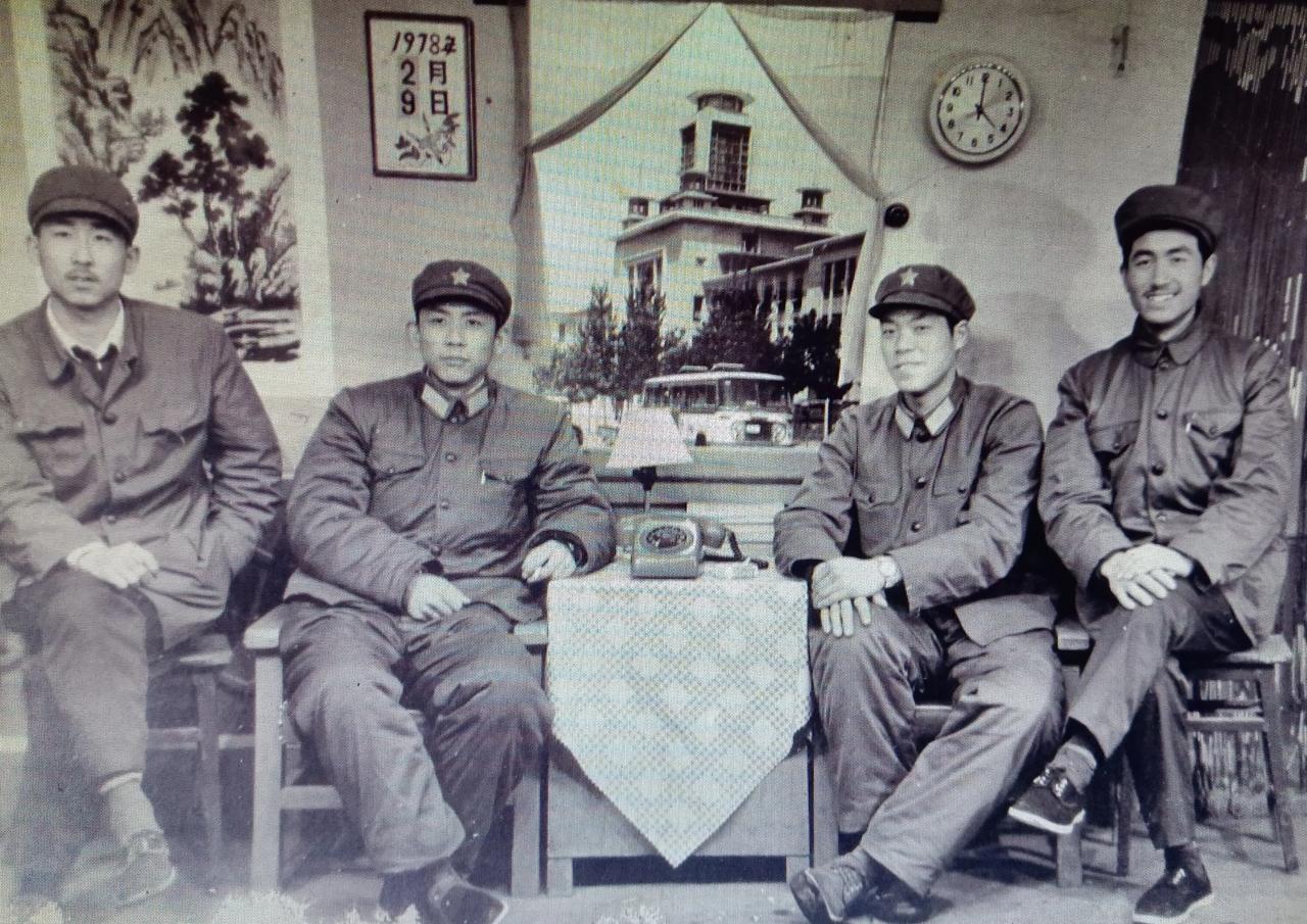 邢台地區臨城縣水庫“五.七”青年隊！