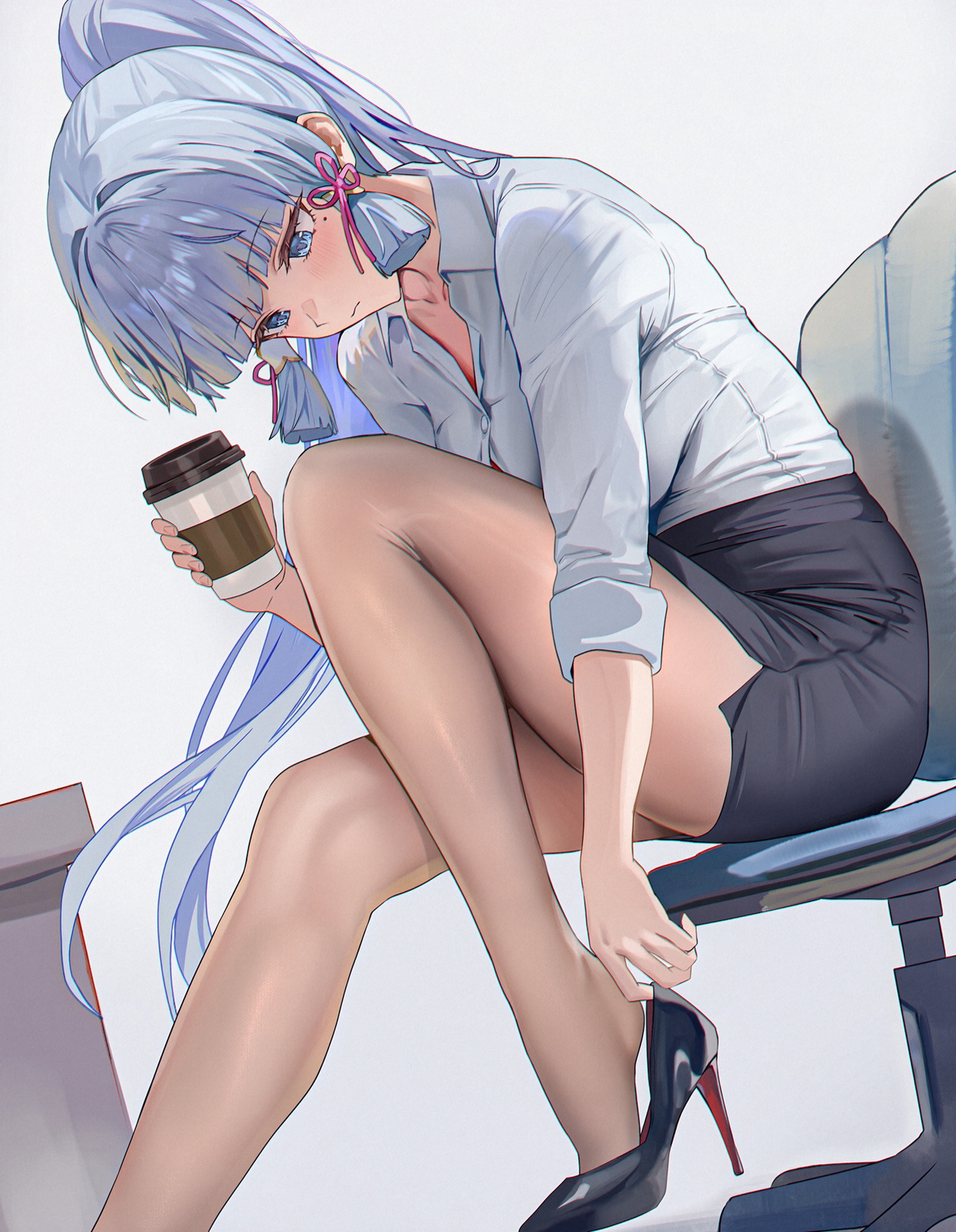 动漫神里绫华画师：Amiki アミキpid：17418615 