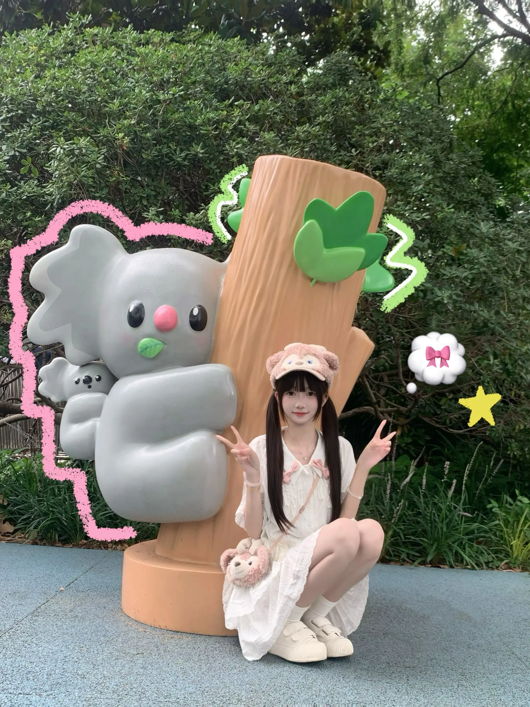动物园里有什么⸝ ⸝ 🐨 𓄹 🫧🪵
