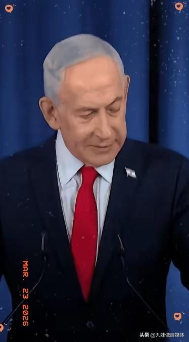 以色列总理内塔尼亚胡，当着一堆外国媒体的面，镜头开着，话筒开着，极其平静地，抛出