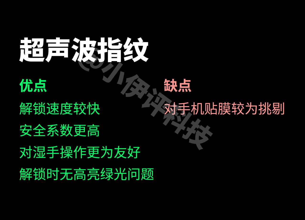 关于超薄、短焦和单点超声波指纹识别这三种指纹识识别的解决方案，每一种方案都不是完
