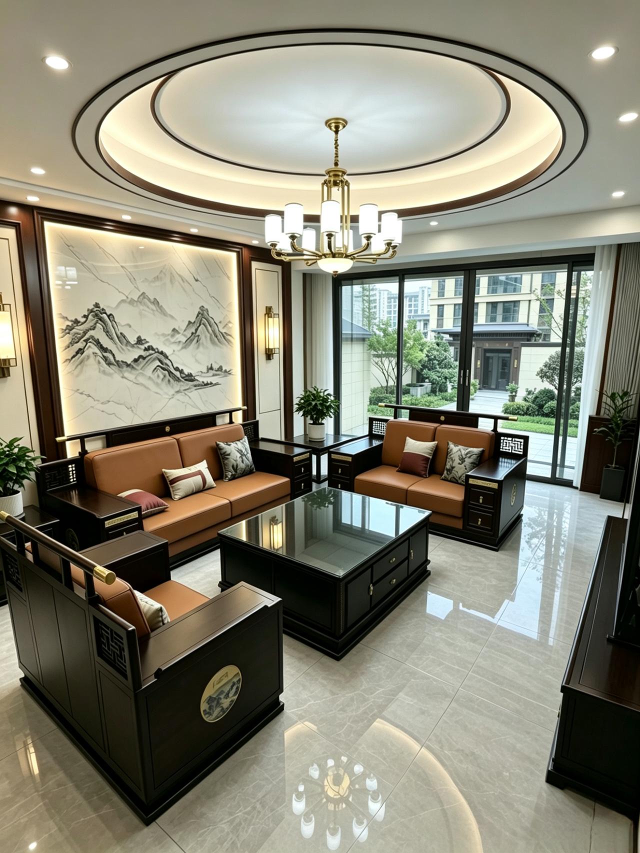 新中式家具 新中式沙发 全屋定制家具 新中式自建房 真实生活分享计划