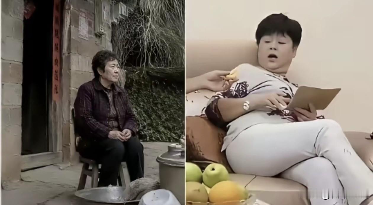 这是两位母亲，一位是周世明的母亲，另一位是周世明的丈母娘，从面相上能看出点什么名
