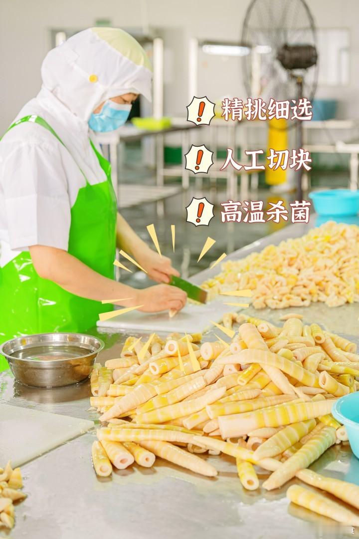 鲜嫩的云南深山竹笋清仓，价格非常友好！采摘后经过6道工序整根装袋，可以随意切块切