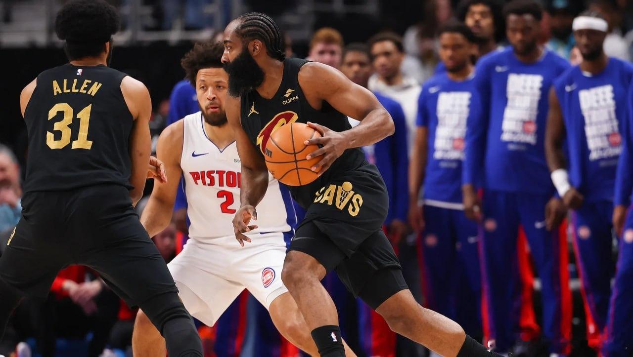 NBA明日骑士vs活塞G6速看解析，主场骑士能否拿下？克里夫兰骑士作为东部第4名