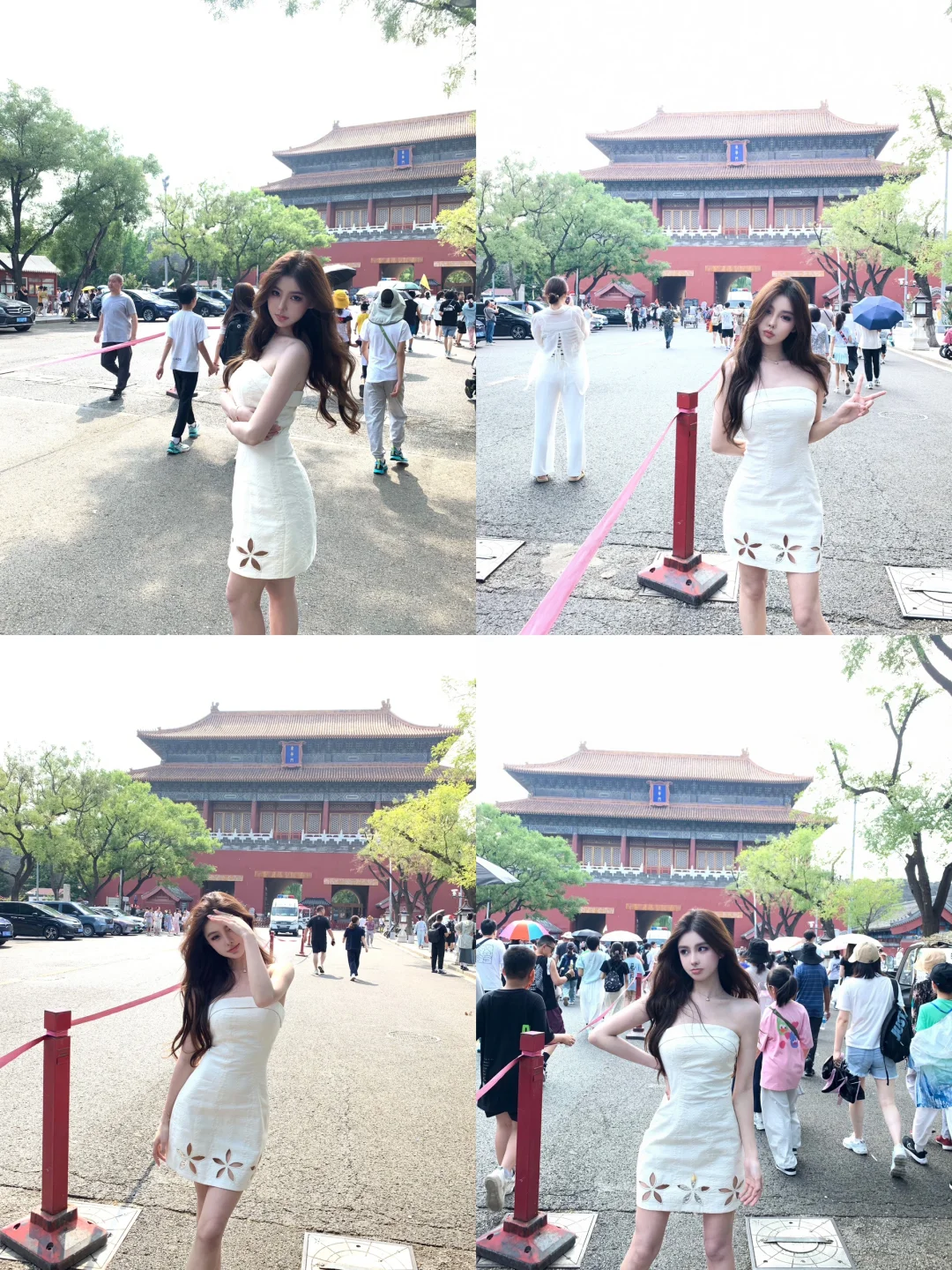 一些个标准游客照姿势