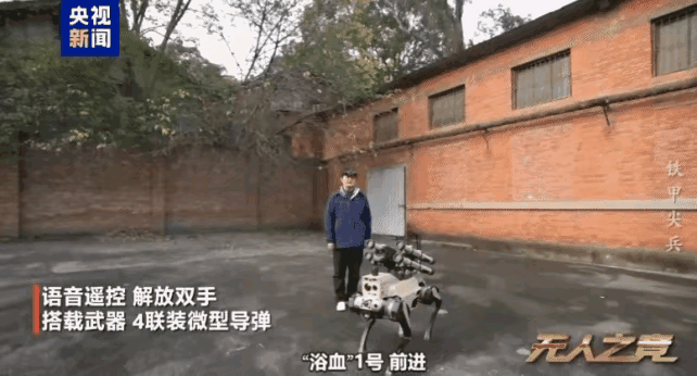 人类科技发展令人震憾！
近日，看了央视播出的机器狼群可以与天上无人机协同巷战的画