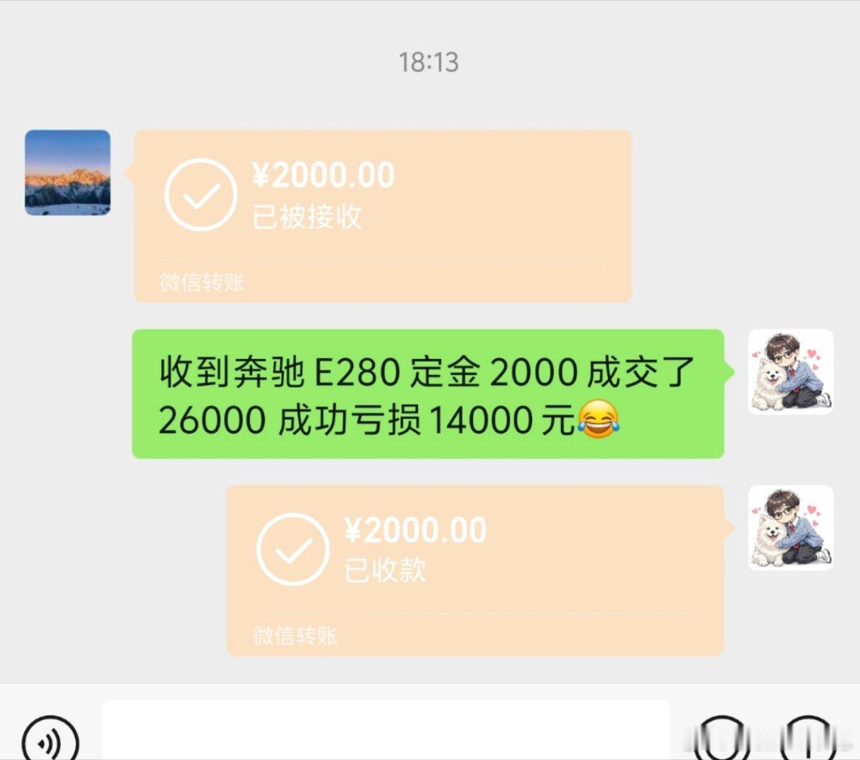 库存15个月，终于卖掉了，4万的本卖了26000给朋友，成功亏损14000[泪]