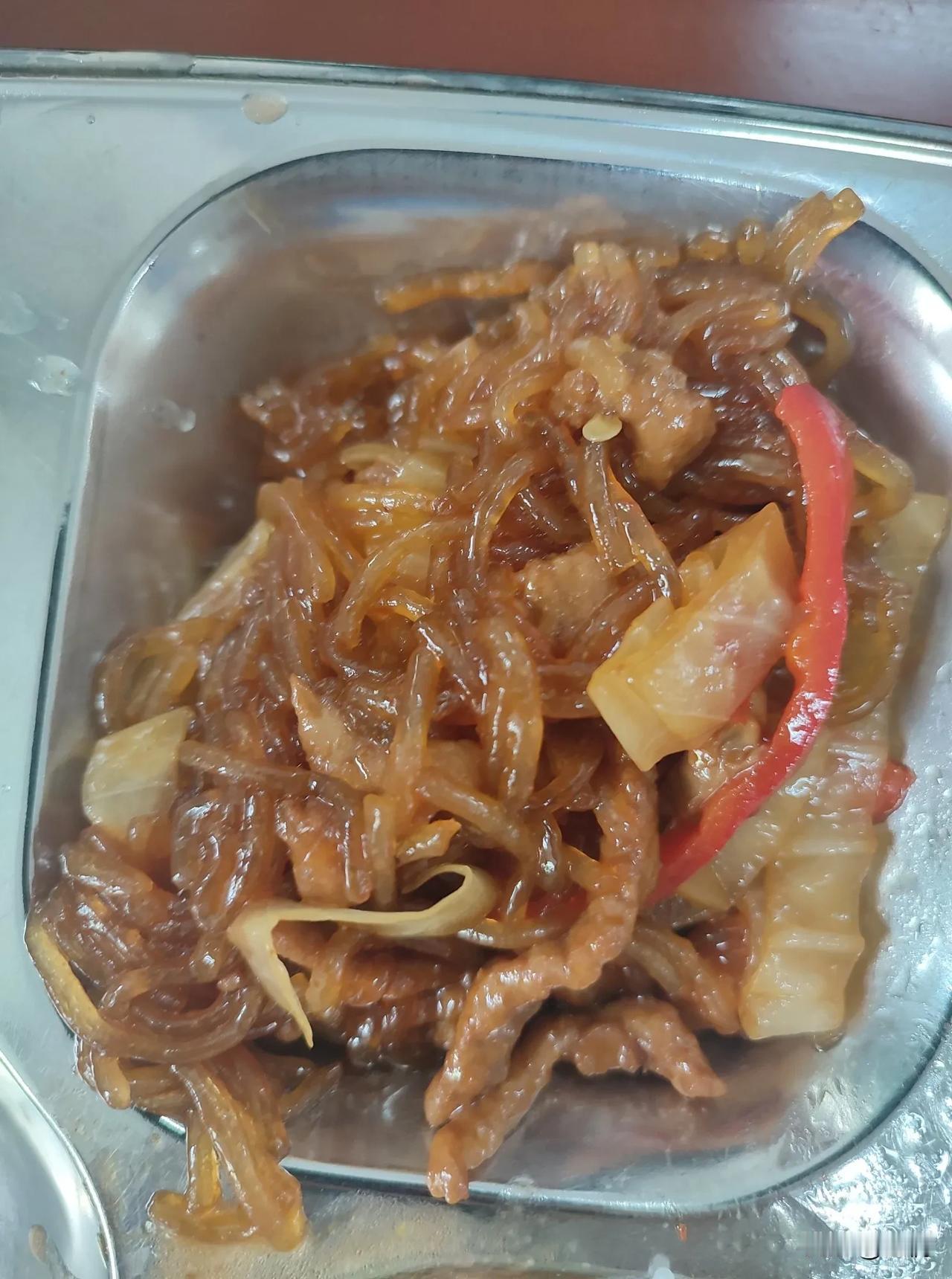 苕粉肉丝